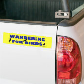 zwerven voor vogels bumpersticker (Op Truck)