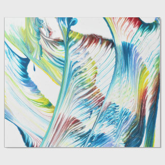 Zwerver 1 Kleurrijke Abstract Inpakpapier