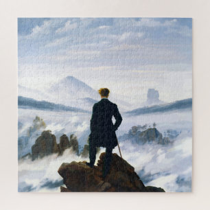 Zwerver boven de zee van nevel, Caspar D Friedrich Legpuzzel