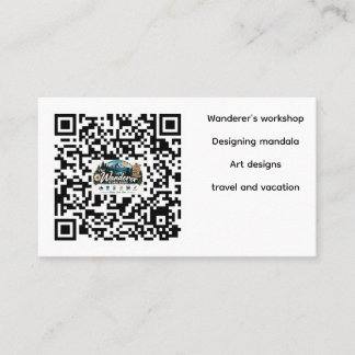 zwervers workshop visitekaartje