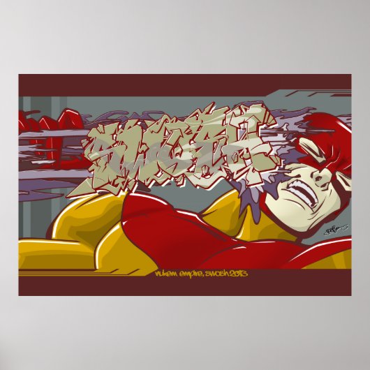 Zwesh, Graffiti Comic Poster (Voorkant)