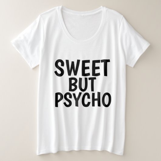 ZWET MAAR PSYCHO-dames T-Shirts (Design voorkant)