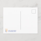 Zwevende Lantaarn Vakantie Briefkaart (Achterkant)