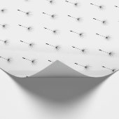 Zwevende Paardenbloempluisjes Inpakpapier (Hoek)