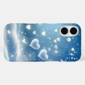 Zwevende sneeuwharten boven sneeuwdriften Case-Mate iPhone case (Achterkant (horizontaal))