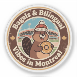 Zweverige Canadese Montreal-sfeer Sticker