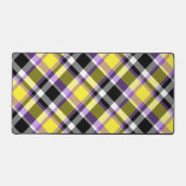 Zweverige Eclectische Boho Nonbinaire Plaid Pride  Bureaumat (Voorkant)