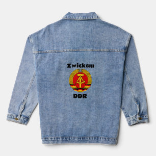 Zwickau, Duitsland - Retro Oost-Duits (DDR, DDR) Denim Jacket