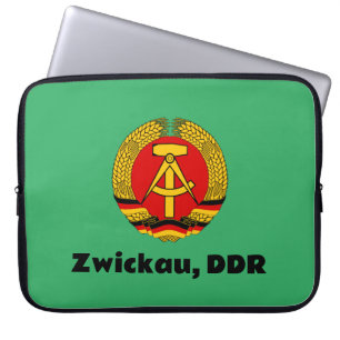 Zwickau, Duitsland - Retro Oost-Duits (DDR, DDR) Laptop Sleeve