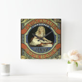 Zwieback-reclame Vierkante Klok (Huis)