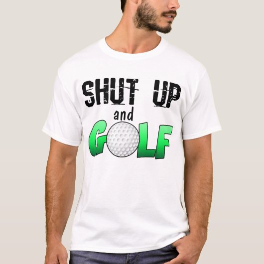 Zwijg en Golf T-shirt (Voorkant)