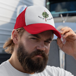 Zwijg en kus me Mistletoe Trucker Pet