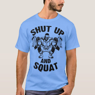 Zwijg en vierkant Gym Weight Lifting Fitness Worko T-shirt