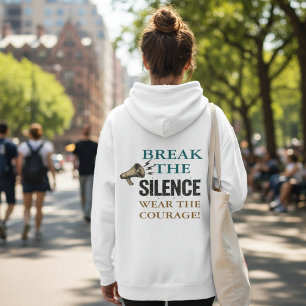 Zwijgen is Niet Oké Moed Hoodie