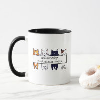 "Zwijgend oordelen u" kawaii katten hangen