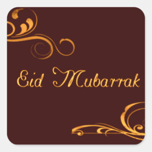 zwijn - Eid Mubarrak Vierkante Sticker