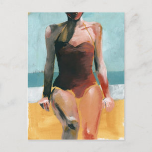  zwijn - Rode zwembroek Briefkaart