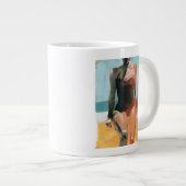  zwijn - Rode zwembroek Extra Grote Beker (Voorkant rechts)