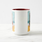  zwijn - Rode zwembroek Mok (Midden)