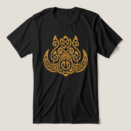zwijn Tri-Blend shirt (Design voorkant)