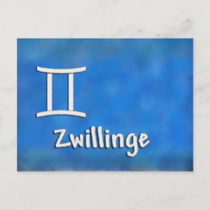 Zwillinge Briefkaart