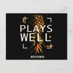 Zwingers Lifestyle Funny Upside Down Pineappel Briefkaart