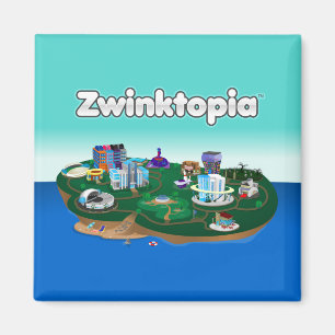 Zwinktopia Magnet Magneet