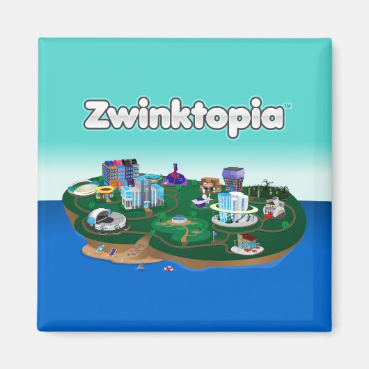 Zwinktopia Magnet Magneet (Voorkant)