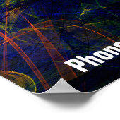 Zwirblauwe thermometer poster (Hoek)