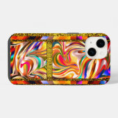 Zwirkleuren iPhone Hoesje (Achterkant horizontaal)