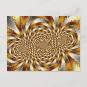 Zwirl Fractal 1 - Fractal Briefkaart