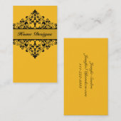  Zwirl Geel en Zwart Visitekaartje (Voorkant / Achterkant)