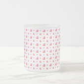 Zwirly Heart Matglas Koffiemok (Center)