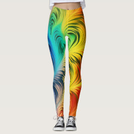 Zwirly Rainbow Leggings