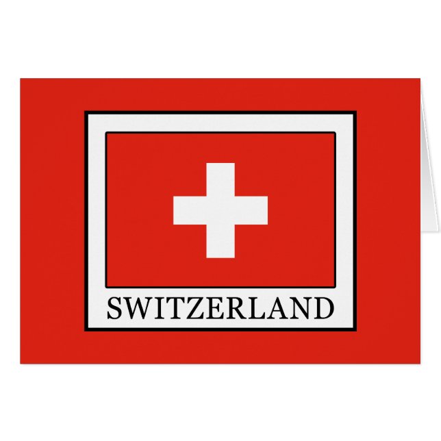 Zwitserland (Voorkant Horizontaal)