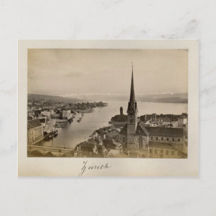 Zwitserland 1908, Zürich Briefkaart