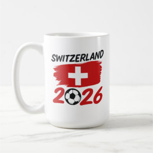 Zwitserland 2026 Voetbal Fan Uitrusting Supporters Koffiemok