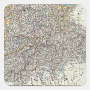 Zwitserland 2 vierkante sticker