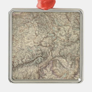 Zwitserland 5 metalen ornament