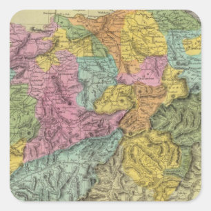 Zwitserland 6 vierkante sticker