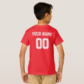 Zwitserland Aangepaste naam en nummer Football T-shirt (Achterkant volledig)