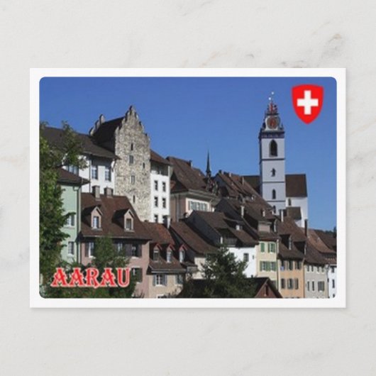 Zwitserland - Aarau Briefkaart (Voorkant)
