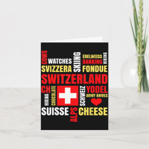 Zwitserland alpen koeien fondue kaas skiën zwitser kaart