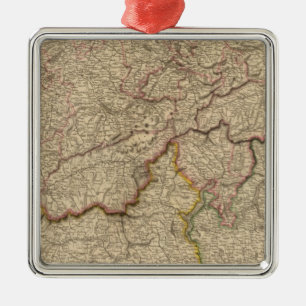 Zwitserland, Alpen Metalen Ornament