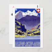  Zwitserland - Briefkaart (Voorkant / Achterkant)