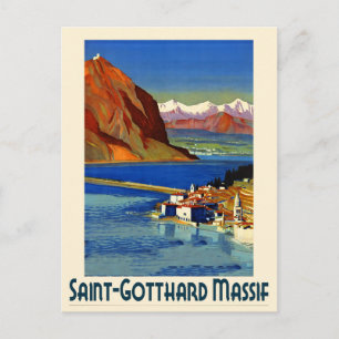 Zwitserland Briefkaart reisposter
