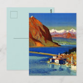 Zwitserland Briefkaart reisposter (Voorkant / Achterkant)