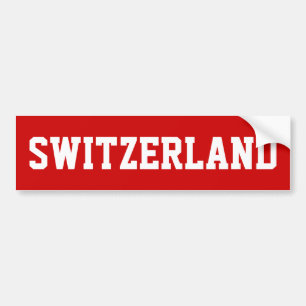 Zwitserland Bumpersticker