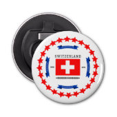 Zwitserland Button Flesopener (Voorkant)