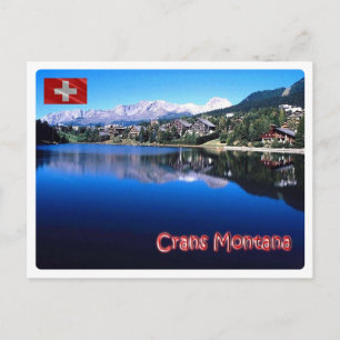 Zwitserland - Crans Montana - Briefkaart
